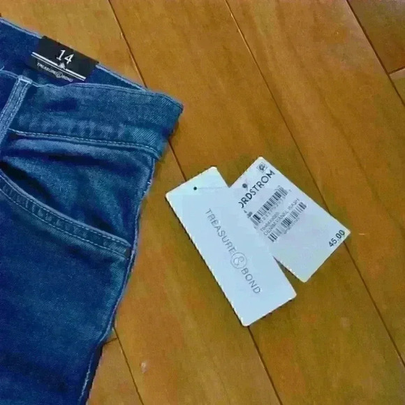 TREASURE & BOND Kids' Utility Straight Leg Jeans Size Kids 14 - Picture 2 of 9